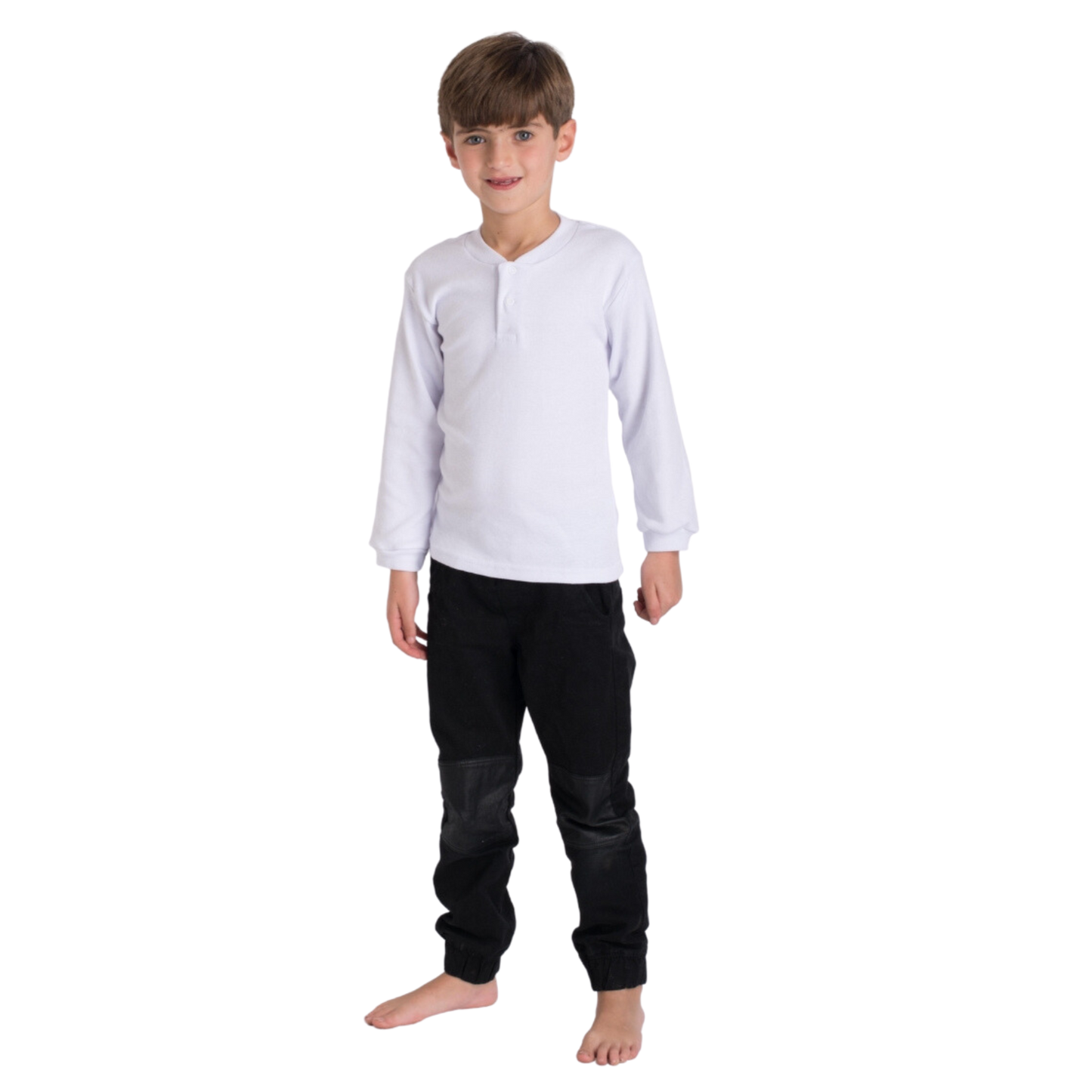 PLAYERA TIPO HENLEY